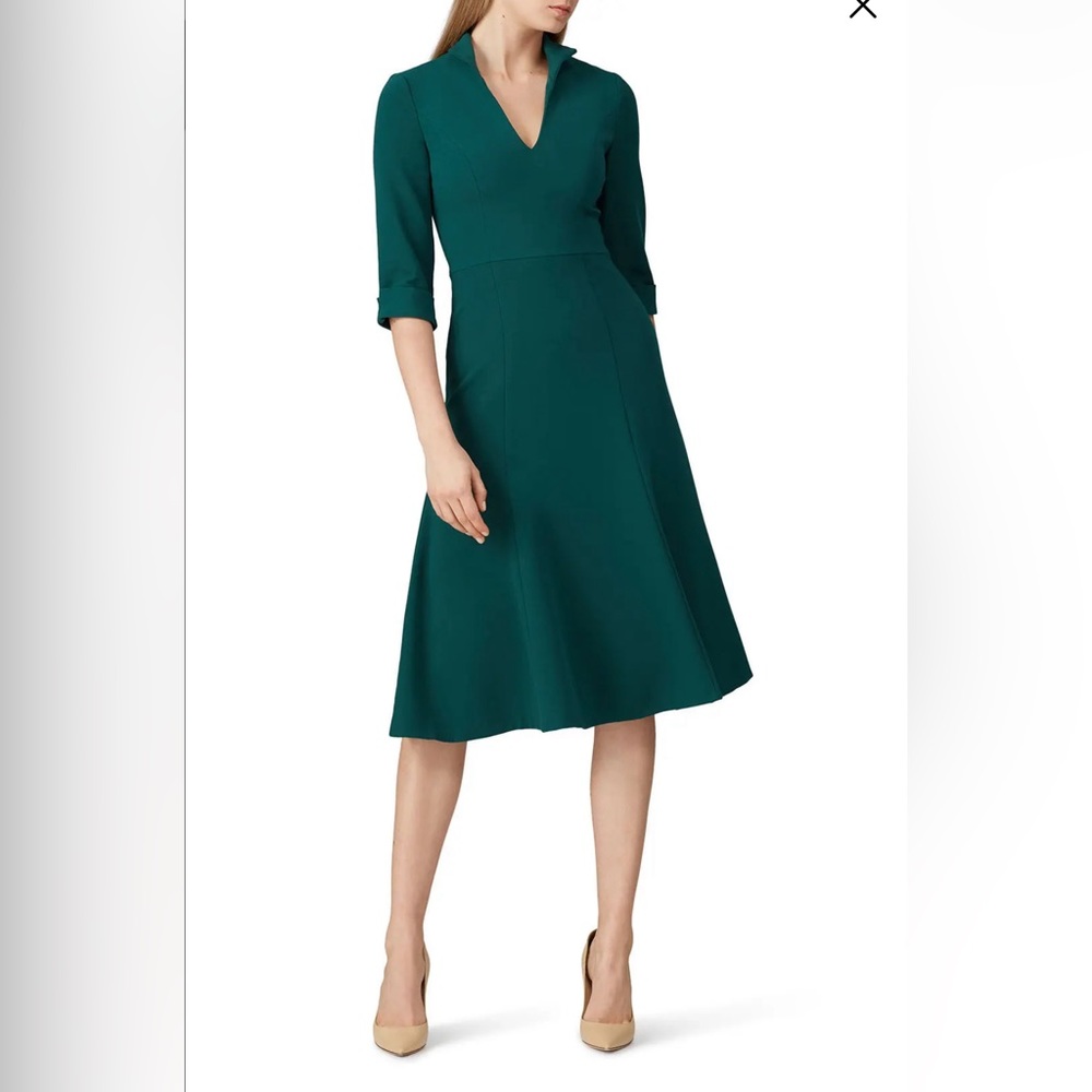 Black Halo Green Kensington Dress